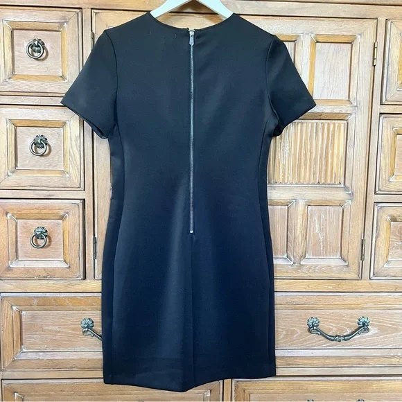 NWT REED by Reed Krakoff Striped Scuba Sheath Dress Ocean Blue - Picture 4 of 8